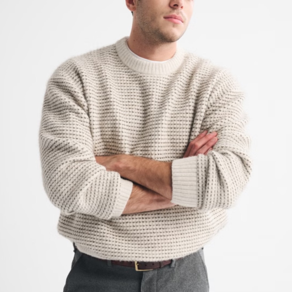 A&F Men's Essential Crew Sweater
